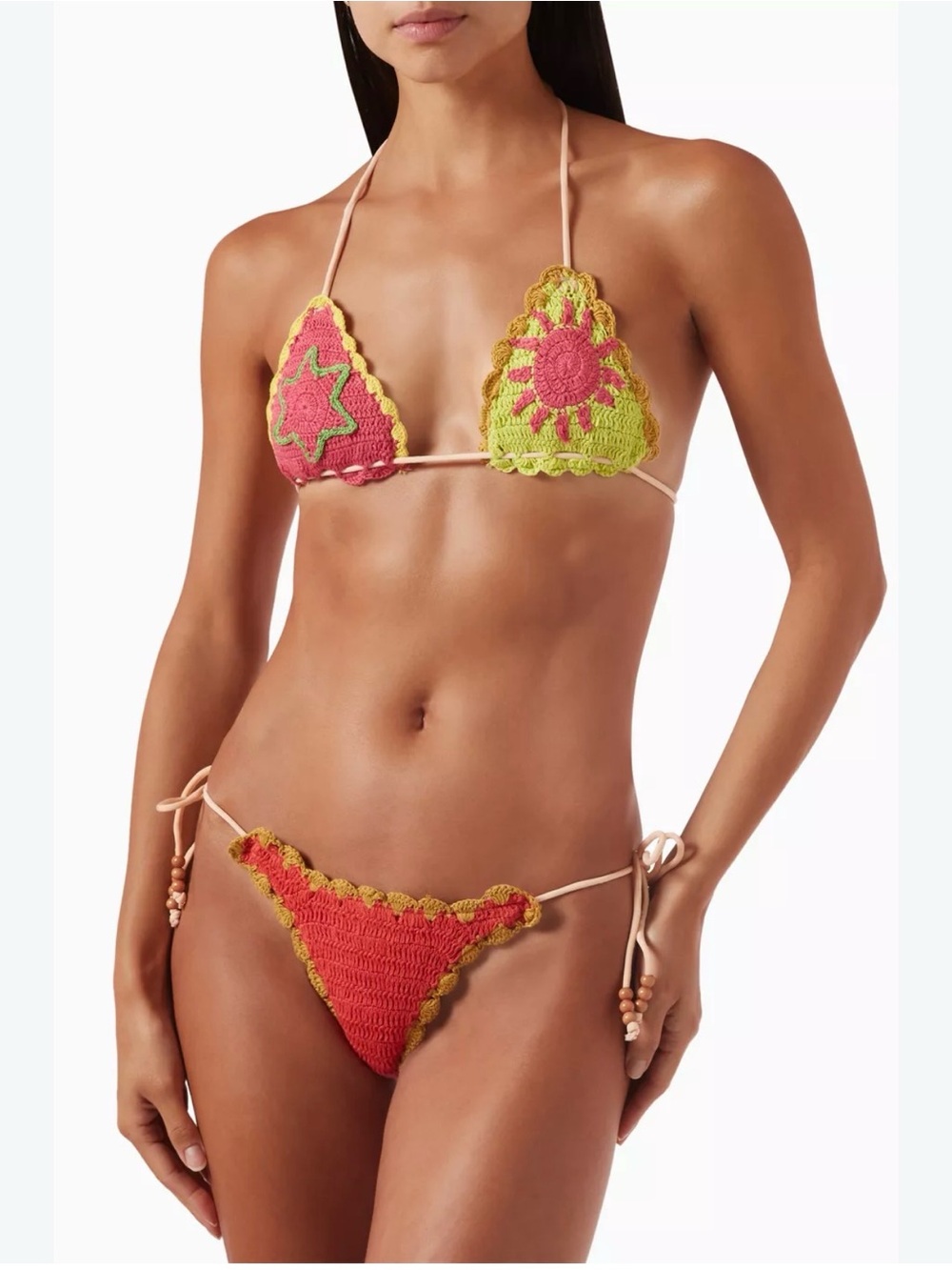 NWT It’s Now Cool Crochet Bikini. M/L